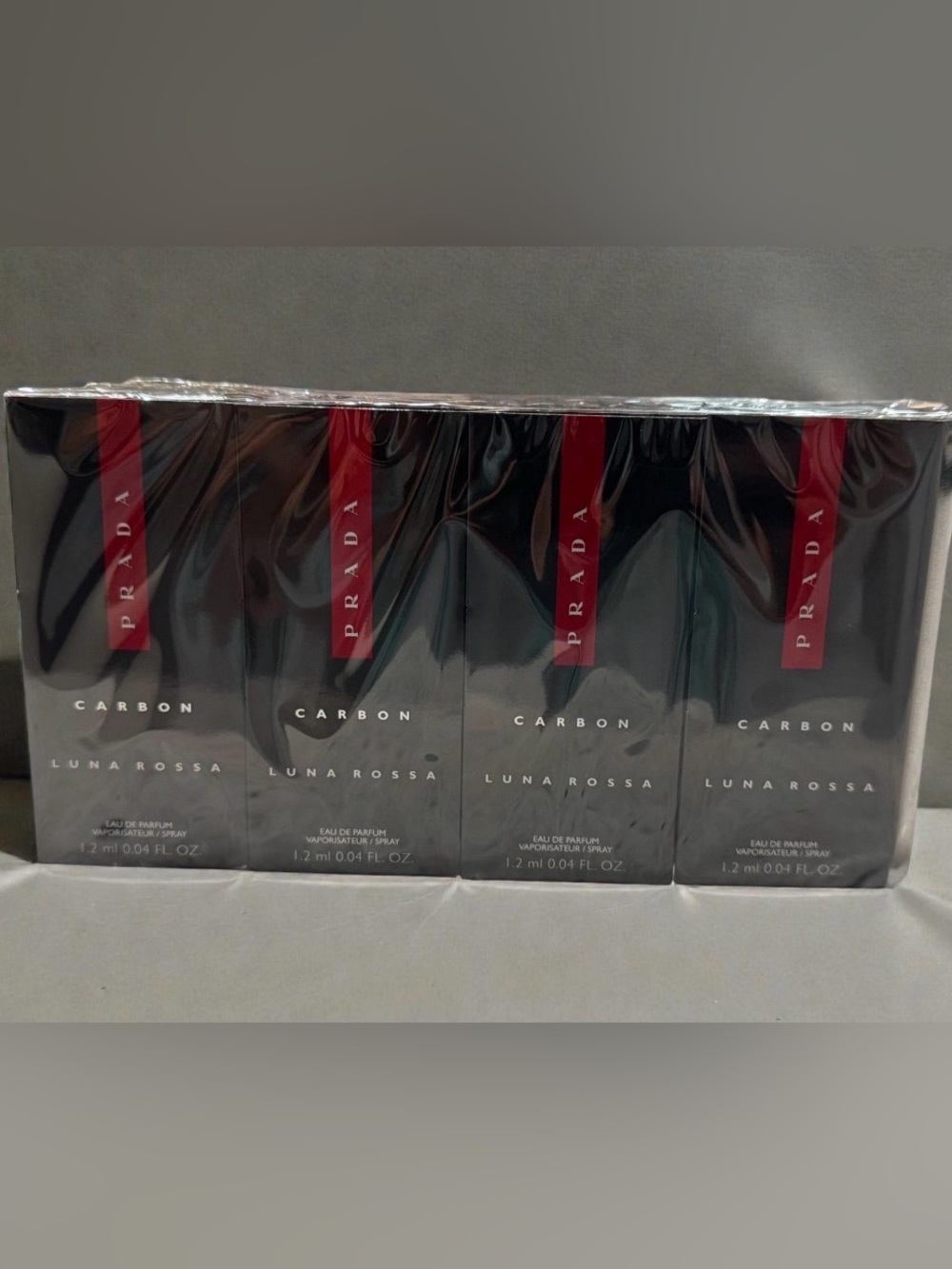 MENS PRADA CARBON x16 Luna Rossa EDP SAMPLES